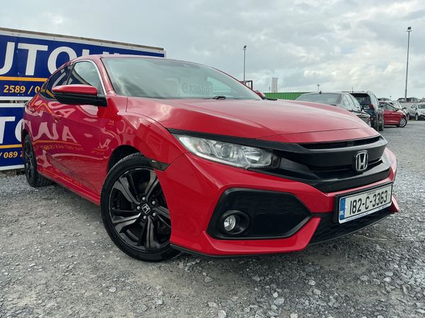Honda Civic Hatchback, Diesel, 2018, Red