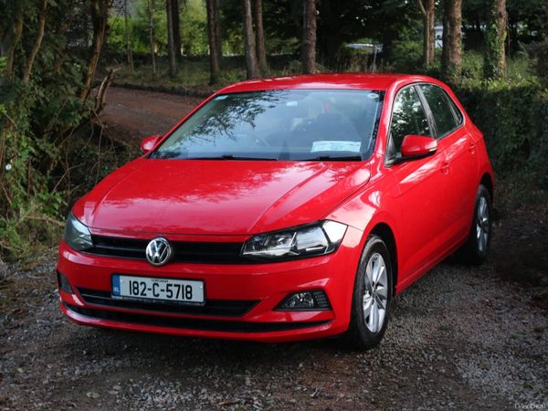 Volkswagen Polo Hatchback, Petrol, 2018, Red
