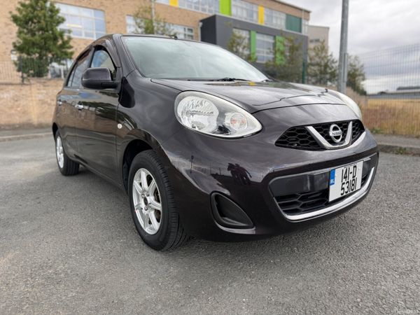 Nissan March Hatchback, Petrol, 2014, Brown
