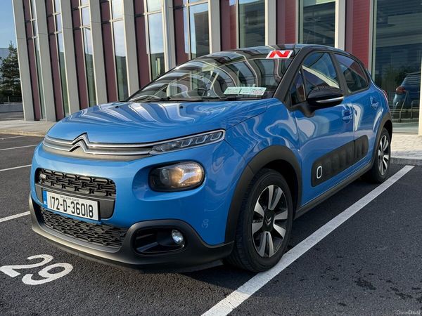 Citroen C3 Hatchback, Petrol, 2017, Blue