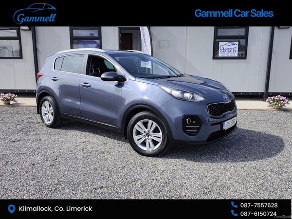 Kia Sportage Estate, Diesel, 2017, Blue