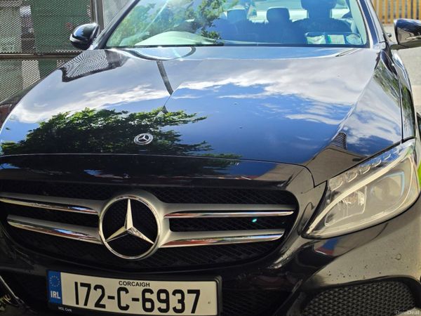 Mercedes-Benz C-Class Saloon, Petrol Plug-in Hybrid, 2017, Black