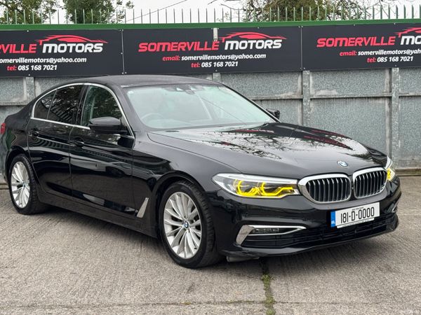BMW 5-Series Saloon, Diesel, 2018, Black