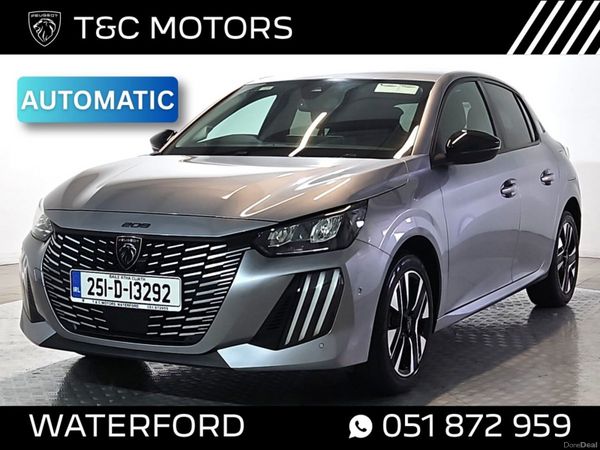 Peugeot 208 Hatchback, Petrol Hybrid, 2025, Grey