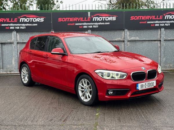 BMW 1-Series Hatchback, Petrol, 2018, Red