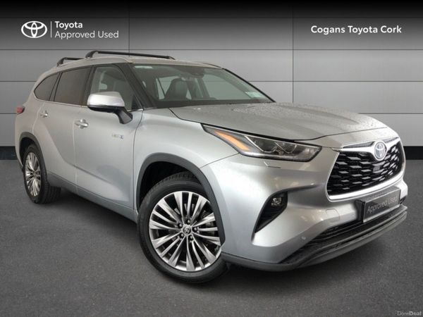 Toyota Highlander Estate, Petrol Hybrid, 2021, Grey