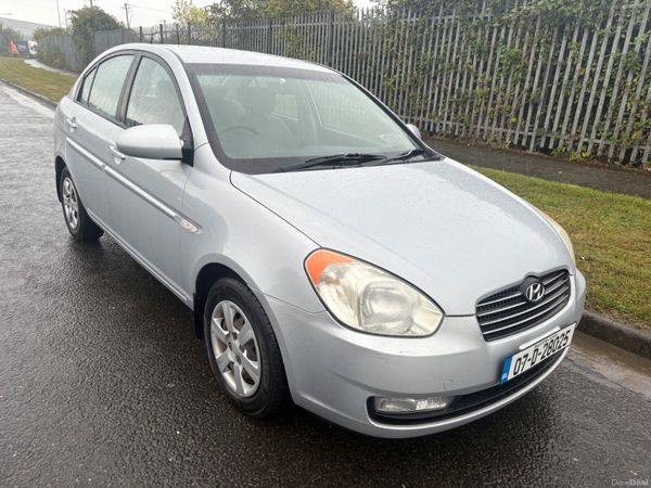 Hyundai Accent Saloon, Petrol, 2007, Silver