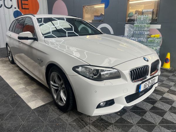 BMW 5-Series Estate, Petrol, 2016, White
