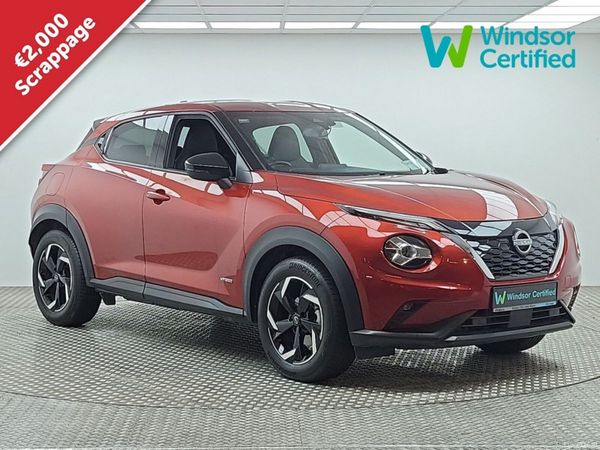 Nissan Juke SUV, Petrol Hybrid, 2024, Red