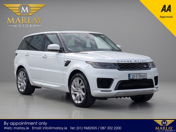 Land Rover Range Rover Sport SUV, Petrol Plug-in Hybrid, 2021, White