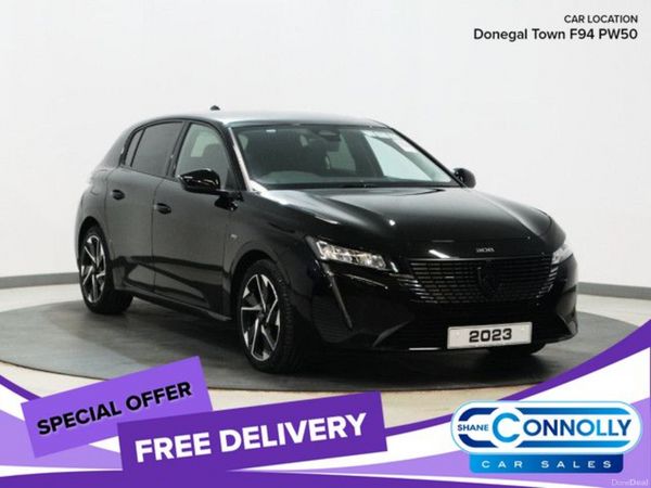 Peugeot 308 Hatchback, Petrol Hybrid, 2023, Black