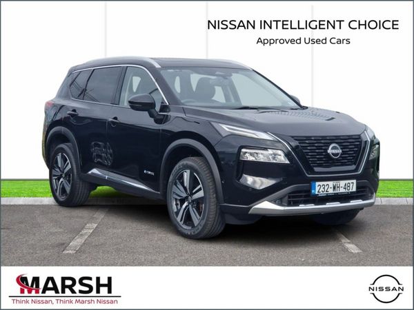 Nissan X-Trail SUV, Petrol Hybrid, 2023, Black