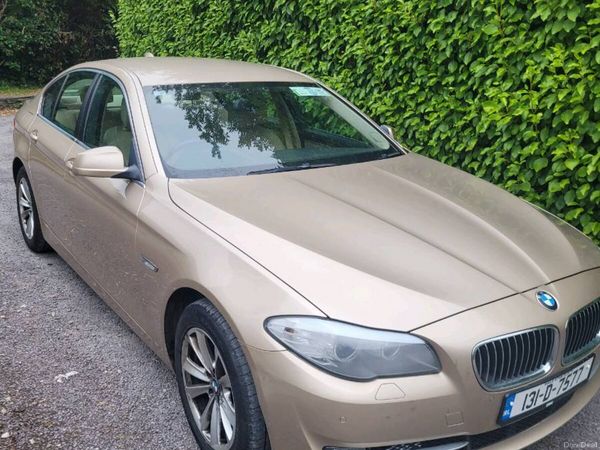 BMW 5-Series Saloon, Diesel, 2013, Gold
