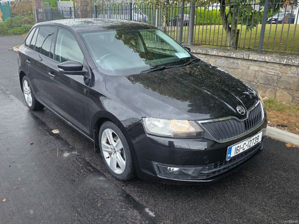 Skoda Rapid Hatchback, Diesel, 2016, Black