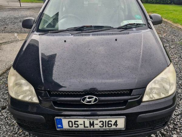 Hyundai Getz Hatchback, Petrol, 2005, Black