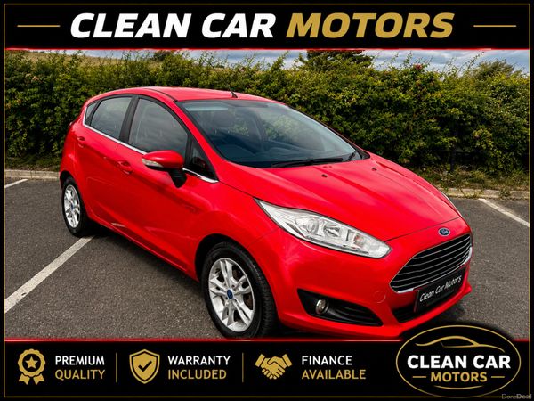 Ford Fiesta Hatchback, Petrol, 2014, Red
