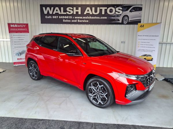 Hyundai Tucson Estate, Petrol Hybrid, 2023, Red