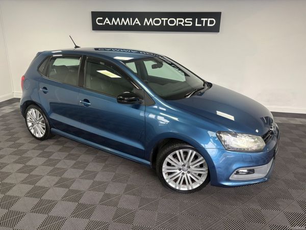 Volkswagen Polo Hatchback, Petrol, 2017, Blue