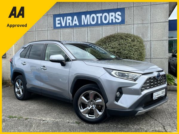 Toyota RAV4 SUV, Petrol Hybrid, 2020, Silver