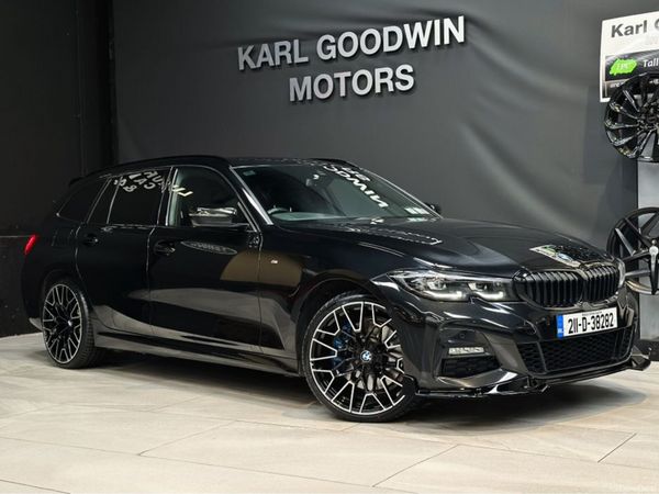 BMW 3-Series Estate, Petrol Plug-in Hybrid, 2021, Black