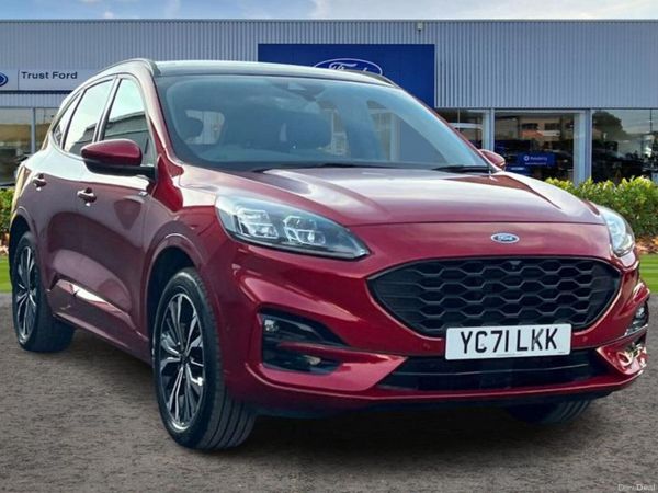 Ford Kuga Estate, Petrol Hybrid, 2021, Red