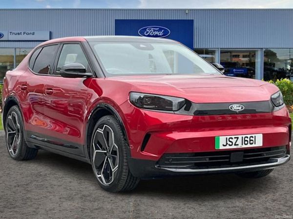 Ford Capri SUV, Electric, 2025, Red