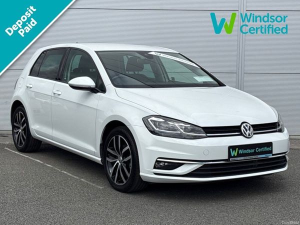 Volkswagen Golf Hatchback, Petrol, 2019, White