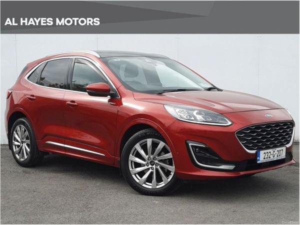 Ford Kuga SUV, Diesel Hybrid, 2023, Red