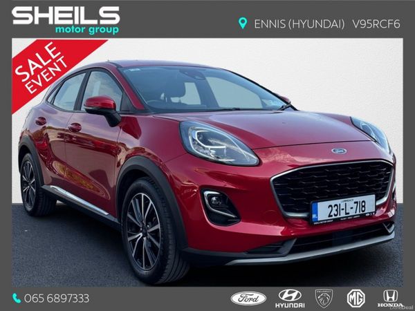 Ford Puma MPV, Petrol Hybrid, 2023, Red