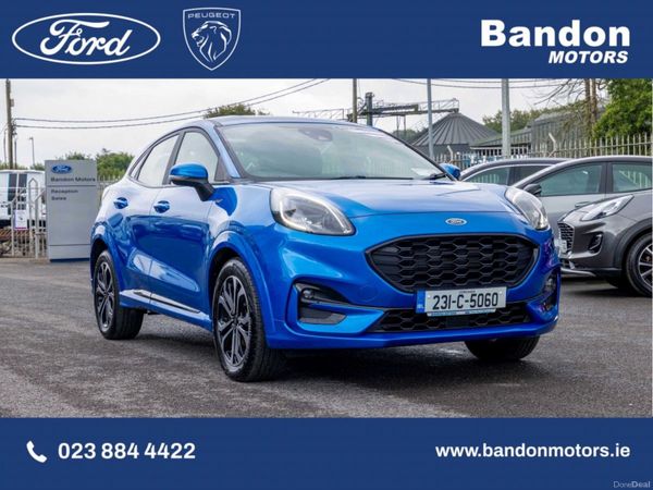 Ford Puma MPV, Petrol Hybrid, 2023, Blue