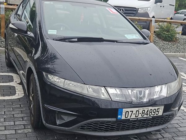 Honda Civic Hatchback, Petrol, 2007, Black