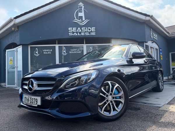 Mercedes-Benz C-Class Saloon, Petrol Plug-in Hybrid, 2017, Blue