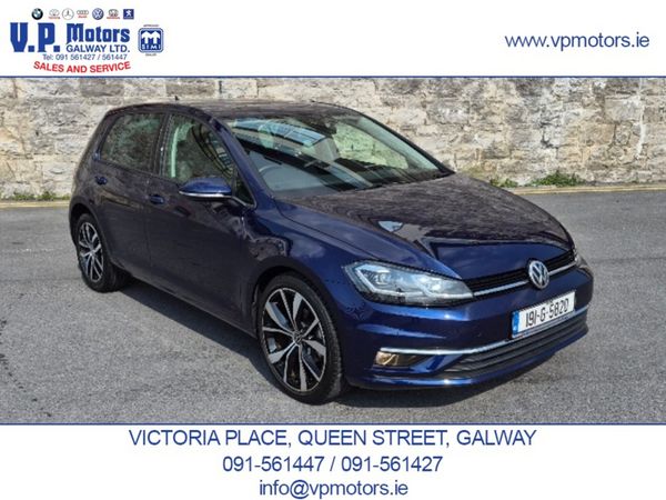 Volkswagen Golf Hatchback, Petrol, 2019, Blue