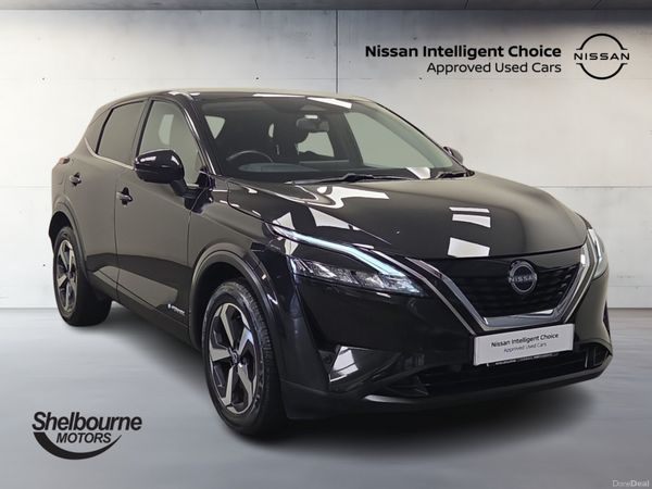 Nissan Qashqai Hatchback, Petrol Hybrid, 2023, Black