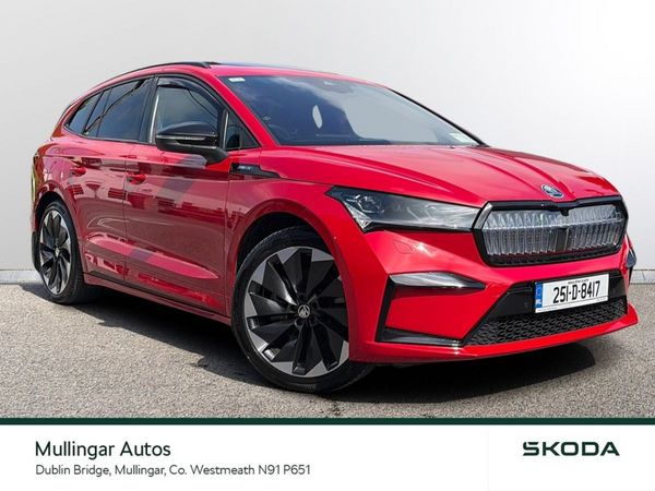 Skoda Enyaq Estate, Electric, 2025, Red