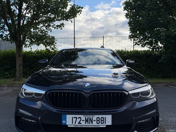 BMW 5-Series Saloon, Petrol Plug-in Hybrid, 2017, Black