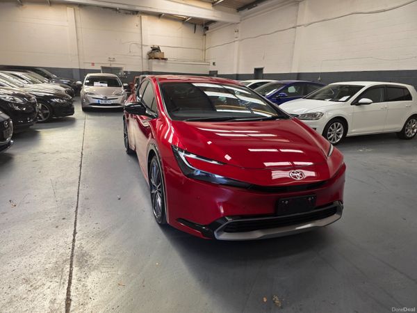 Toyota Prius Hatchback, Petrol Hybrid, 2023, Red