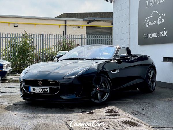 Jaguar F-Type Convertible, Petrol, 2019, Black