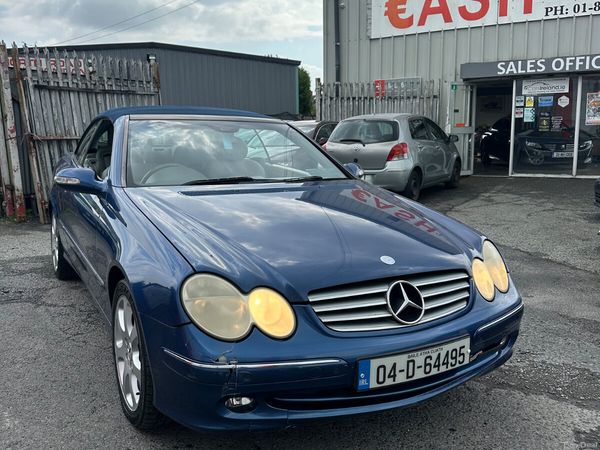 Mercedes-Benz CLK Convertible, Petrol, 2004, Blue