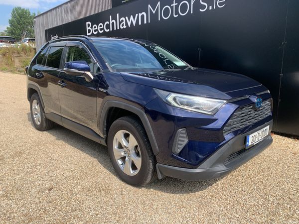 Toyota RAV4 SUV, Petrol Hybrid, 2020, Blue
