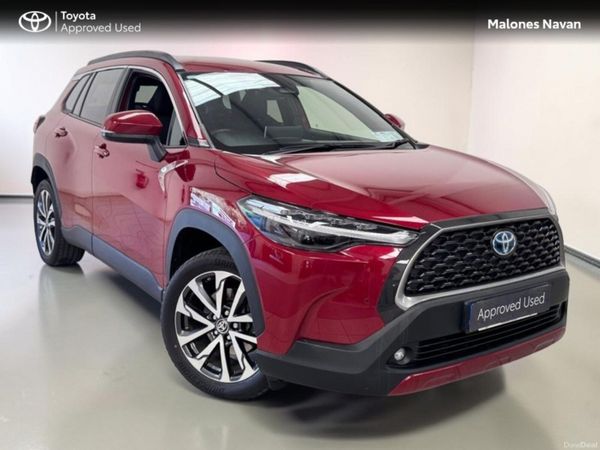 Toyota Corolla Cross SUV, Petrol Hybrid, 2023, Red