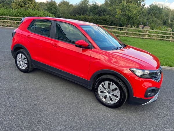 Volkswagen T-Cross Estate/Jeep, Petrol, 2021, Red