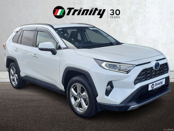 Toyota RAV4 SUV, Petrol Hybrid, 2022, White