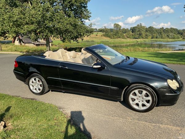 Mercedes-Benz CLK Convertible, Petrol, 2005, Black