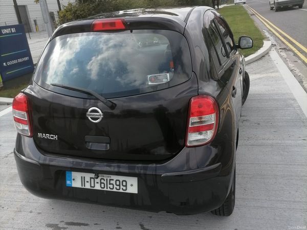 Nissan March Hatchback, Petrol, 2011, Black