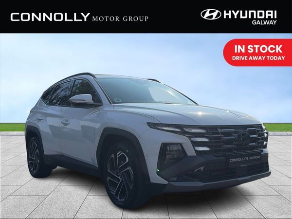 Hyundai Tucson SUV, Petrol Hybrid, 2024, White