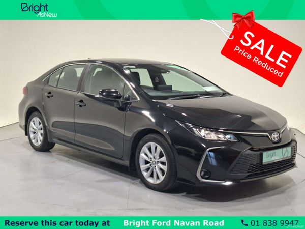 Toyota Corolla Saloon, Petrol Hybrid, 2023, Black