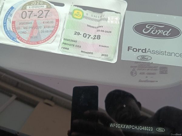 Ford Mondeo Saloon, Petrol Hybrid, 2020, Blue
