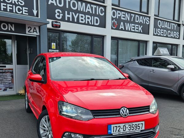 Volkswagen Polo Hatchback, Petrol, 2017, Red