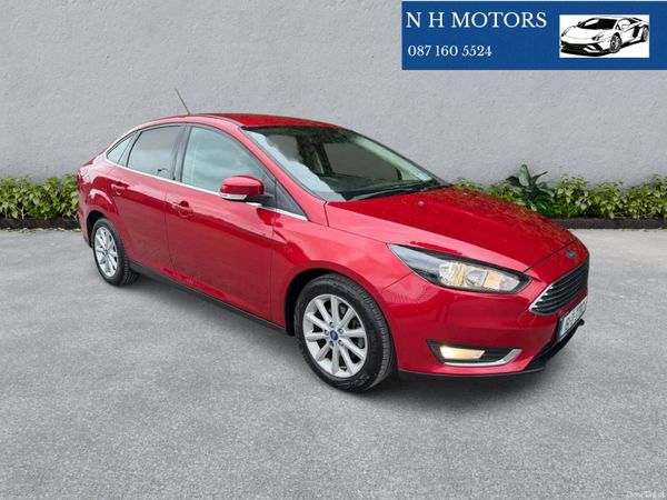 Ford Focus Saloon, Diesel, 2016, Red